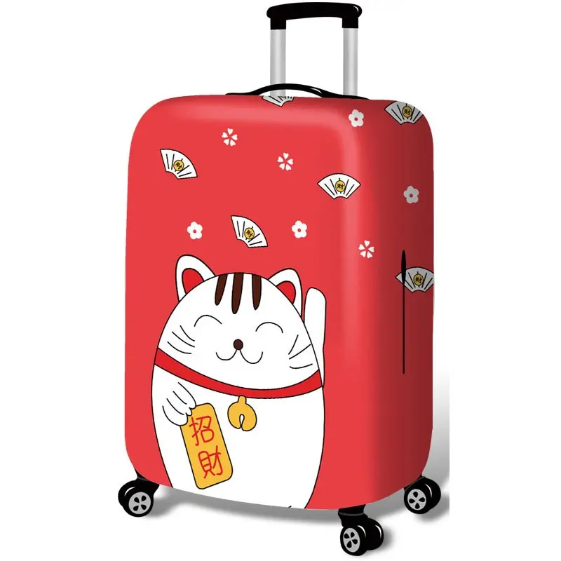 Эластичный Защитный чехол для багажа 19-32 дюймов, чехол на колесиках, защитный чехол для пыли, Детские Мультяшные аксессуары для путешествий - Цвет: TF237-3