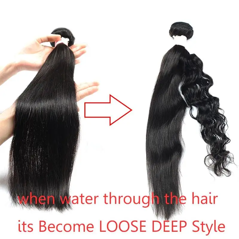 Pinshair Natural Color Indian Hair Wet And Wavy Human Hair Weave Weft Extensions 3 Bundles Deals 10-18 Inch Non Remy Thick Hair (5)