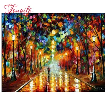 

TOUOILP Full Square/Round Drill 5D DIY Diamond Painting "FAREWELL TO ANGER " Embroidery Cross Stitch Mosaic Home Decor Gift