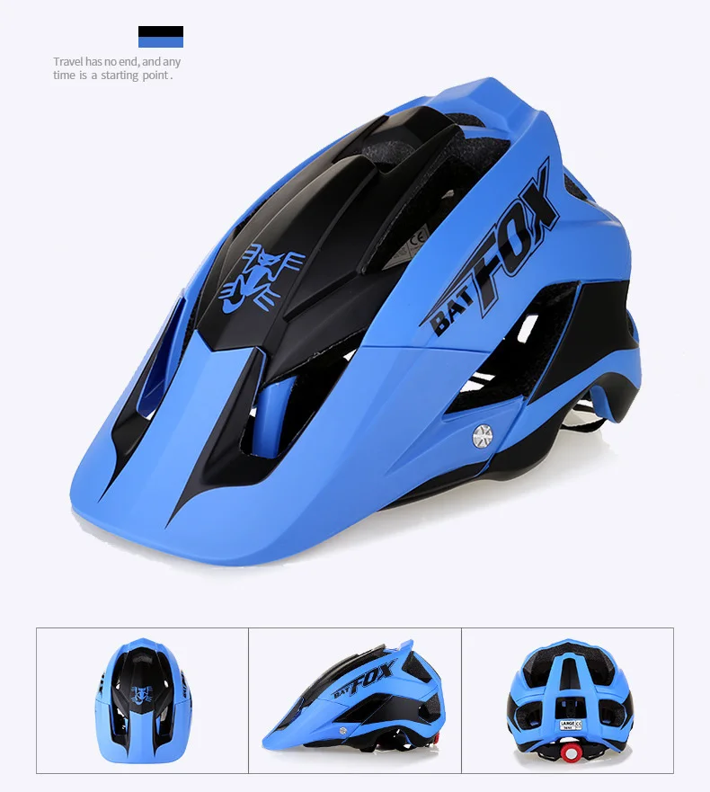 BATFOX интегрально формованный велосипедный дорожный шлем для мужчин MTB спортивный велосипедный шлем сверхлегкий Профессиональный велосипедный шлем