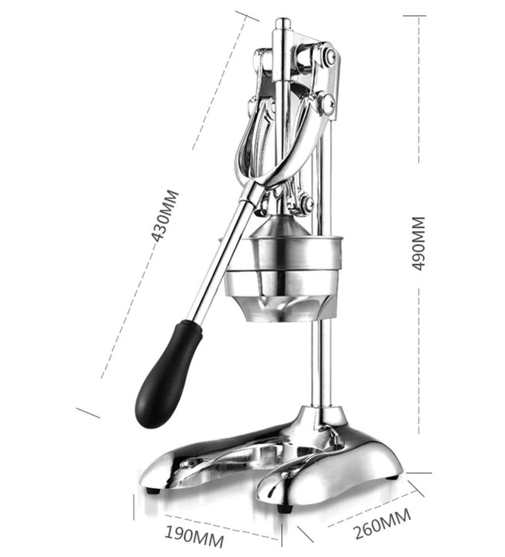 Соковыжималка для фруктов из нержавеющей стали, соковыжималка для фруктов, апельсиновый лимон, ручная соковыжималка для ЛИМОННЫХ фруктов