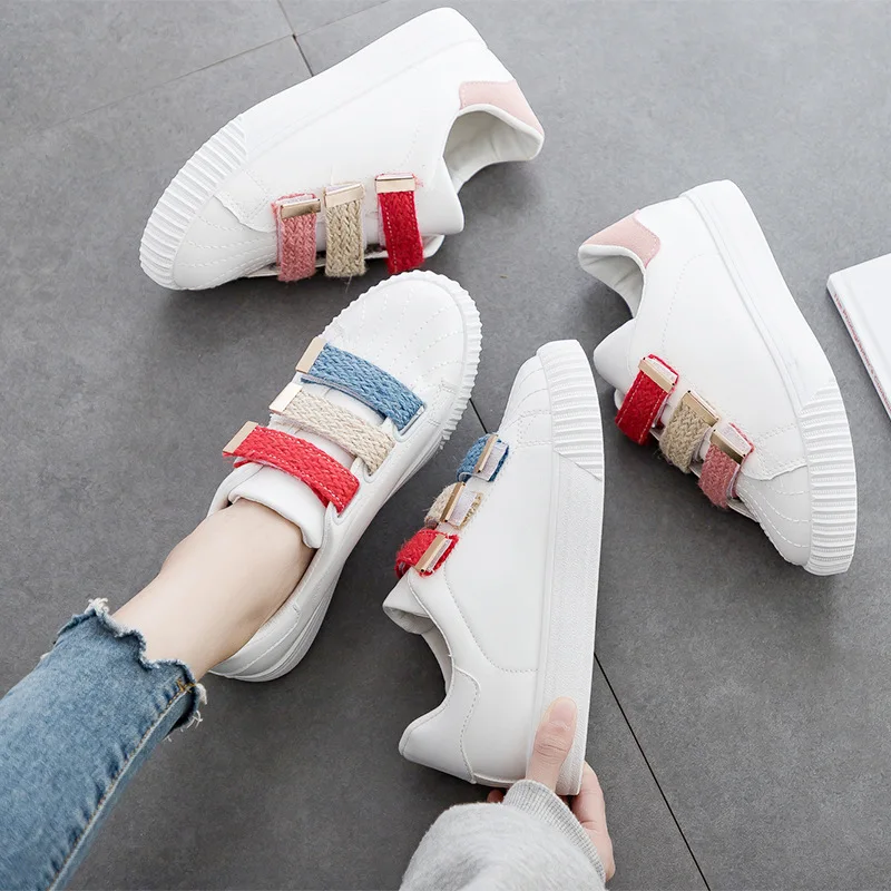 

2019 spring new fashion simple solid color flat shoes women comfortable wild casual shoes