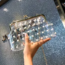 Новая женская модная однотонная сумка Прозрачная диагональная упаковка sac прозрачная femme nouveau#15