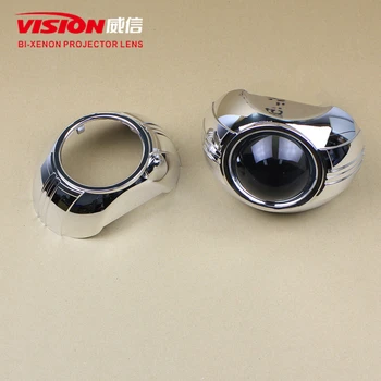 

Free Shipping IPHCAR LHD/RHD HL H1 3.0 Projector Lens H4 H7 Headlight Headlamp without H1 Bi Xenon Bulb and Ballast