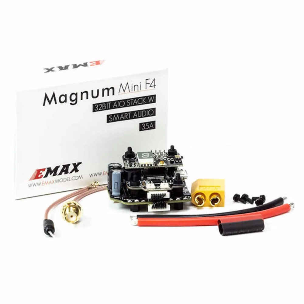 Летающая башня EMAX F4 35A летающая 4 в 1 OSD VTX Mini Magnum 2-F4 BLHELI32 35amp 6S Контроллер полета RC DIY