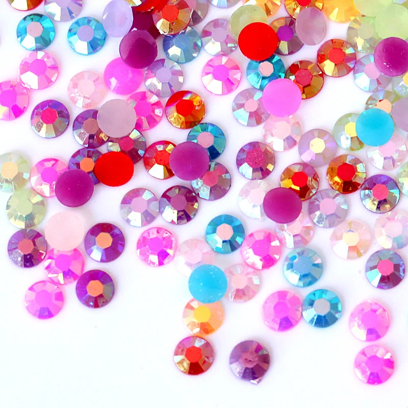 

Colorful Resin Non Hot Fix Rhinestone Flatback Nail Art Rhinestone Glitter Rhinestone For Nail Art Decorations B3821