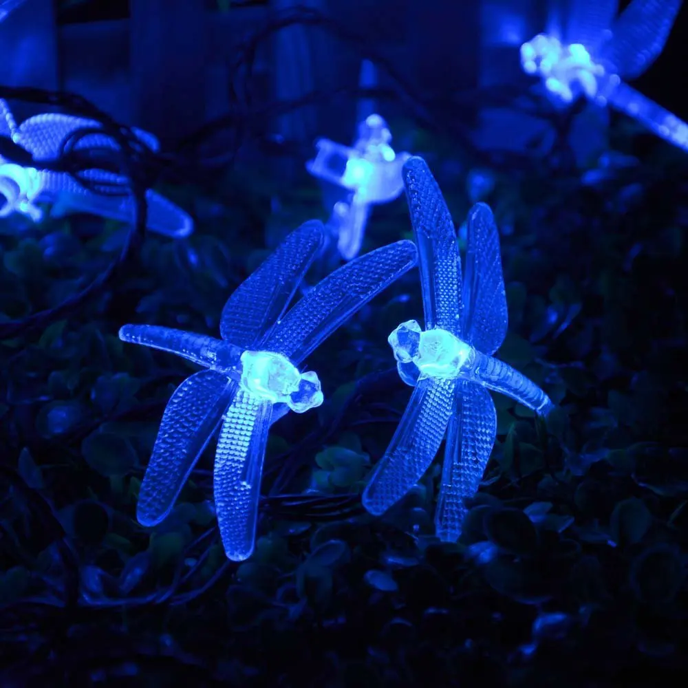 Dragonfly Solar String Lights