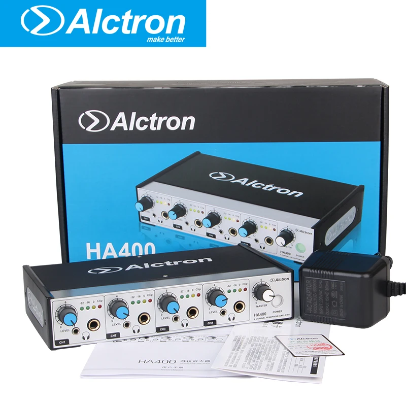 

Alctron HA400 professional compact headphone amplifier used in stage , church, studio