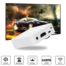 Автомобиль Беспроводной WI-FI Дисплей приемника Miracast Airplay DLNA ТВ Stick Зеркало Ссылка Box HDMI ключ iOS телефона Android Экран зеркалирование