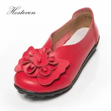 Hosteven Women Shoes Sneaker Moccasins Flat Loafers Genuine Leather Platform Woman Shoes Ballet Female Women's Shoe timetang genuine leather shoes women solid loafers women flats ballet spring summer flat shoes woman moccasins factory outlet