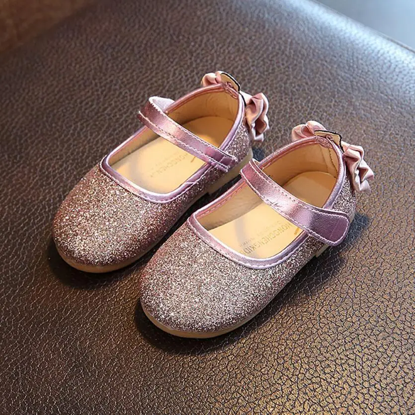 Обувь для девочек Новые Модные осенние Обувь для девочек обувь для вечеринок бабочка довольно принцесса детей Обувь маленьких Обувь для