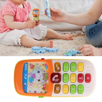 

1PC Baby Toy Mobile Phone Kid Electronic Musical Cartoon Smartphone Educational Gift