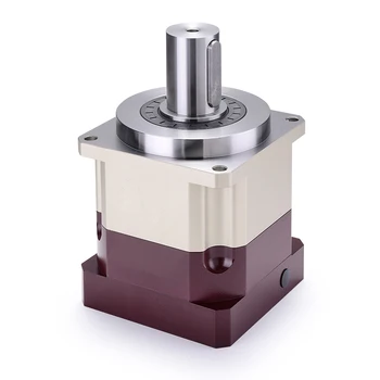 

5 arcmin high Precision Helical planetary reducer gearbox 3:1 to 10:1 for 60mm 200w 400w AC servo motor input shaft 14mm