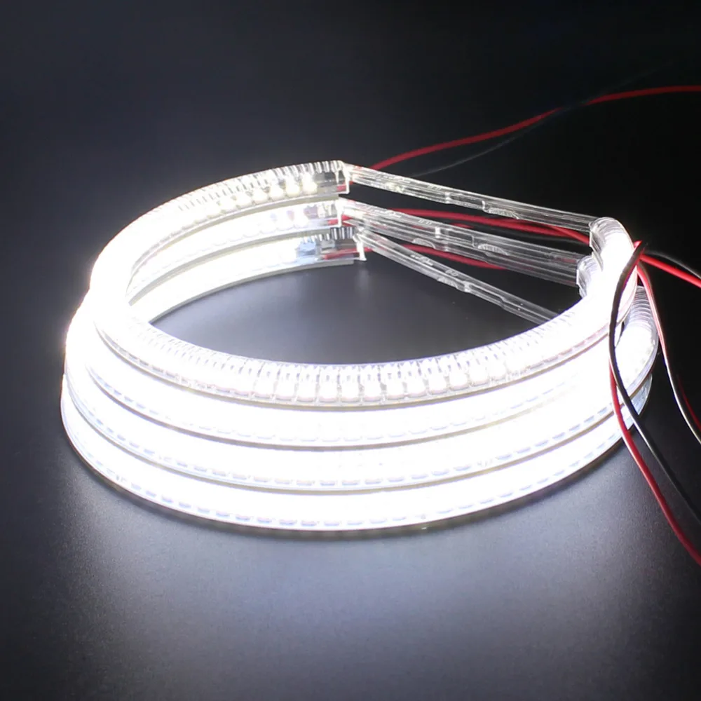 131 мм + 145 комплект светодиодов глаза ангела ксенон белый SMD LED гало кольца для BMW E46