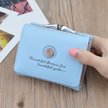 

Women Lady Wallet Purse Mini Small Vintage PU For Credit ID Card Coin Money Holder MSJ99