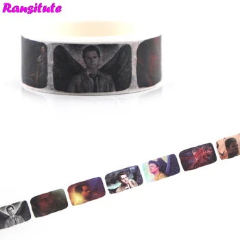 

Ransitute R480 Personality And Creativity Washi Tape Cartoon Animal Color Decoration Detachable Sticker DIY Masking Tape