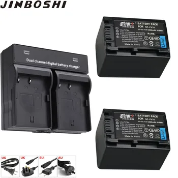 

2pc NP-FV70 NP FV70 NPFV70 Li-ion + LED Dual Charger for Sony NP-FV50 FV30 HDR-CX230 HDR-CX150E HDR-CX170 CX300 Z1