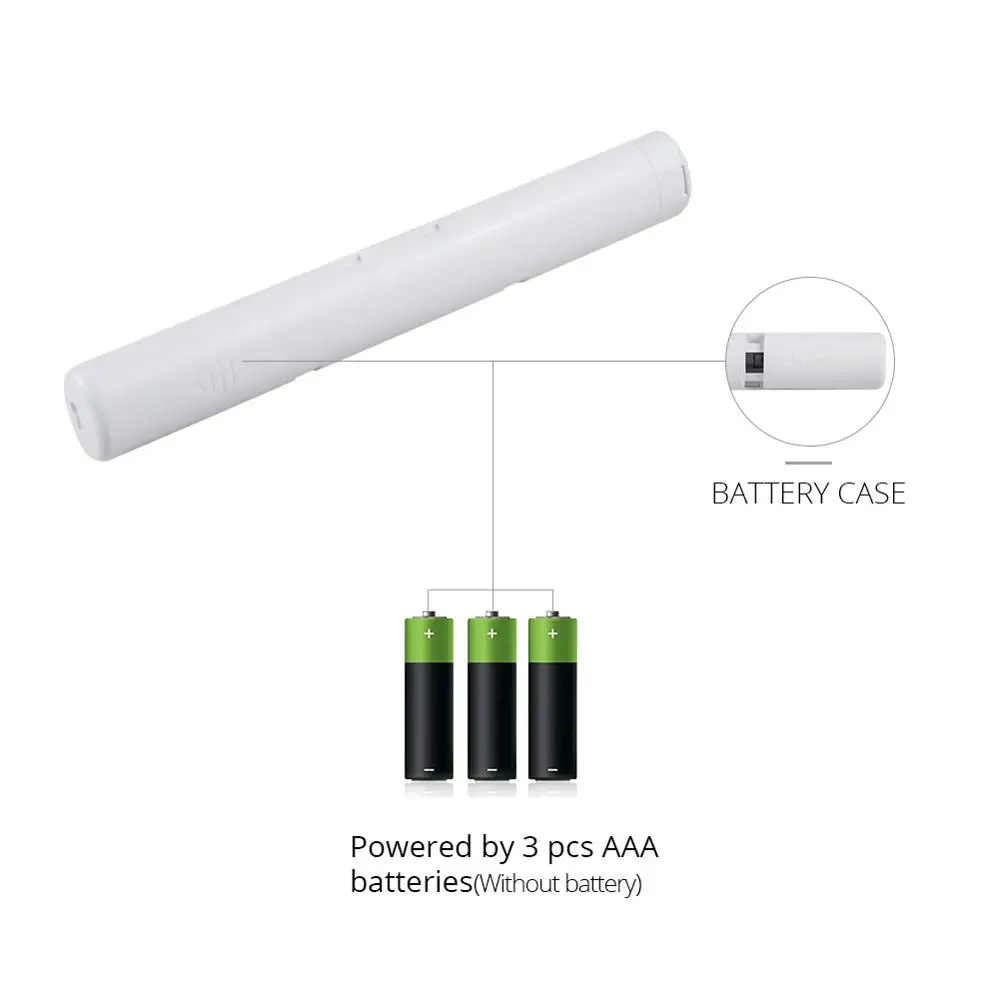 9Motion Sensor LED Cabinet Night Light Smart Battery Operated Wall Lamp Baby Sleeping WC Bedroom Toilet Bathroom Kitchen Lights