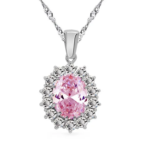 quality real AAAA+ zircon Shining pendant necklace jewelry accessories free drop shipping charm women gift Kate Austrian Crystal - Image 5