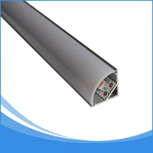 5 20PCS 0 5m length aluminium led profile for corner free shipping led strip aluminum channel