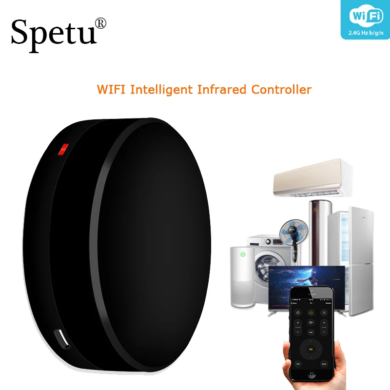 

Wifi Smart Remote Control TV Infrared Transponder Alexa Voice Mobile Phone Control Air Conditioner Universal Remote Control