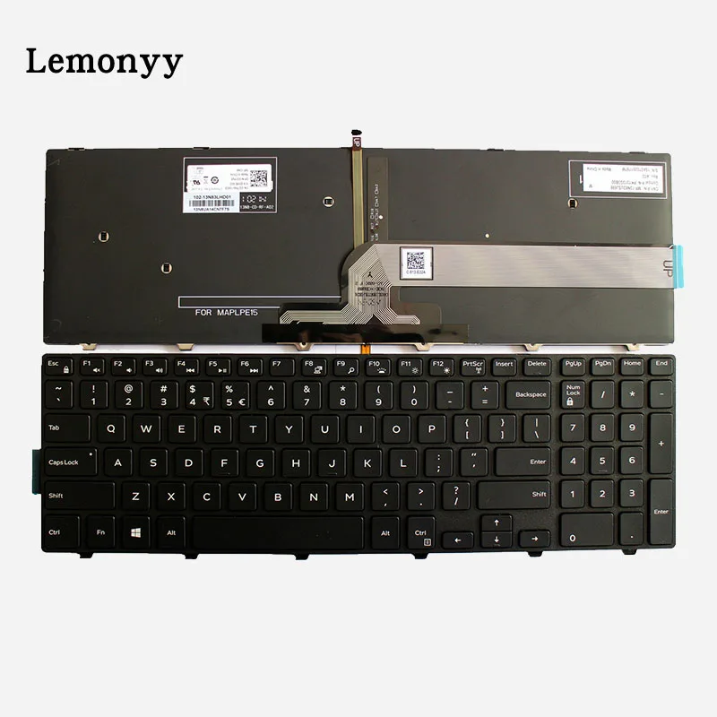  US keyboard For Dell Inspiron 15 3000 5000 3541 3542 3543 5542 5545 5547 17-5000 Laptop English Key