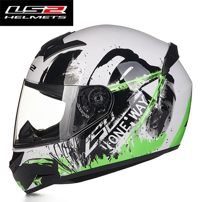 LS2 мотоциклетный шлем для гонок с полным лицом Casque Capacete Casco Moto Helm Kask шлемы Краш для Benelli Motociclista LS2 ROOKIE - Цвет: 22