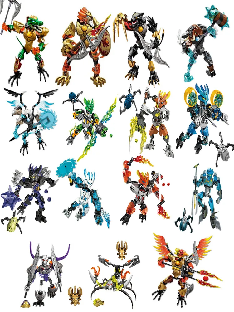 

2019 NEW Bionicle Mask of Light Bionicle Lewa Jungle Keeper of the Grove Building Block Biochemical Warrior Toys