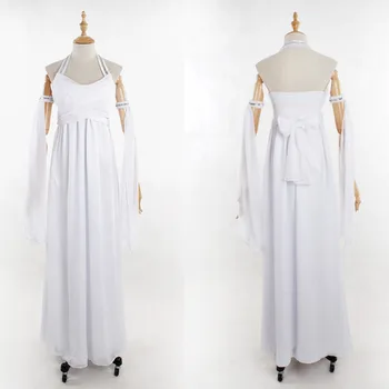 

Game of Thrones Cosplay Daenerys Targaryen Khaleesi Daenerys Wedding Dress Costume Adult Halloween Carnival Cosplay Costume