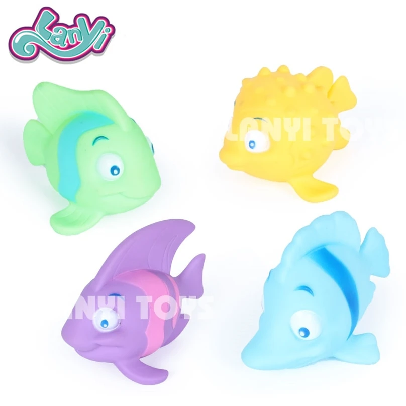 

Lanyitoys 4 sea animals styles Magical water spray function children play water toys reborn Model Dolls The best toy for bath