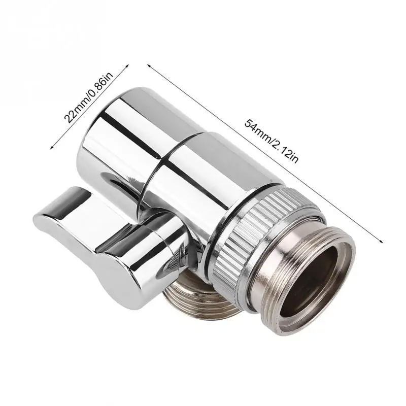 Кран-отводной клапан для ванной, кухни, раковины, латунный кран, разветвитель, переключающий клапан для шланга, адаптер M24