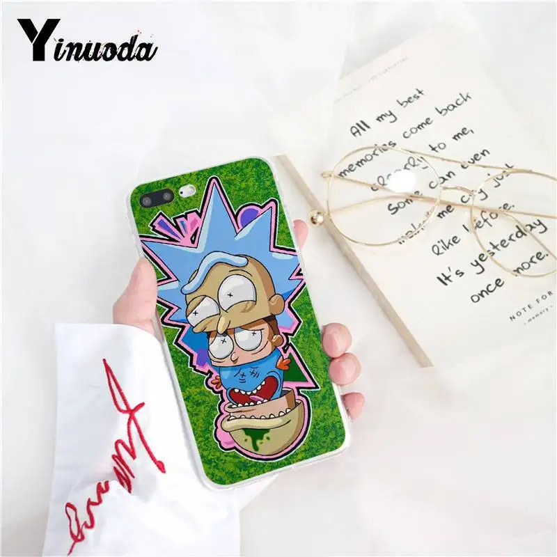 Yinuoda Рик и Морти ТПУ чехол для телефона крышка оболочка для iPhone 8 7 6 6S Plus 5 5S SE XR X XS MAX 10 11 11pro 11promax чехол