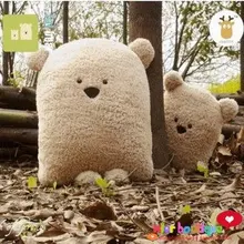 Игрушек! Супер милые плюшевые игрушки Толстая Подушка с медведем мягкая игрушка отец и сын креативный подарок на день рождения 2 шт./партия