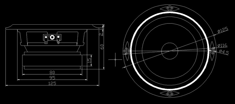 2 шт 4F-1 Aucharm звук рифма 4 дюймов HIFI полночастотный громкоговоритель, алюминиевая рама, Y35 магнитное пространство