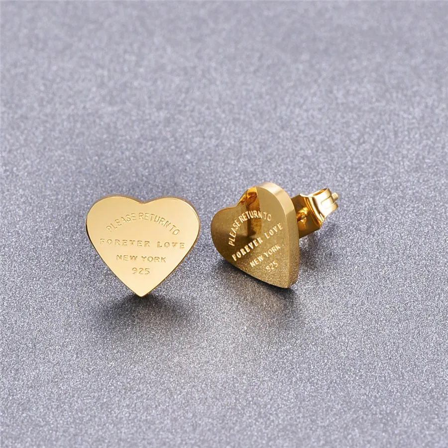 Martick, золотые серьги в форме сердца для женщин, розовое золото, серьги-гвоздики в форме сердца с английскими буквами, хорошее ювелирное изделие, подарок E161