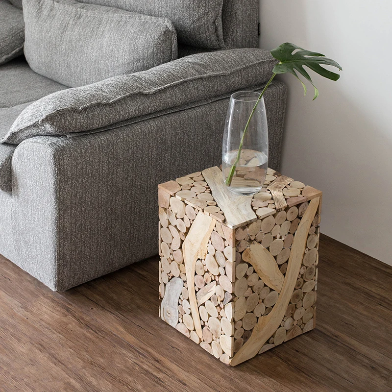 Created Art Solid Wood End Table Living Room Modern Brief Square Wooden Coffee Side Table Created Art Solid Wood End Table Living Room Modern Brief Square Wooden Coffee Side Table