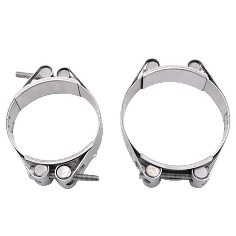 1 шт. Циркулярный трубный зажим из нержавеющей стали двойной ременный зажимы для