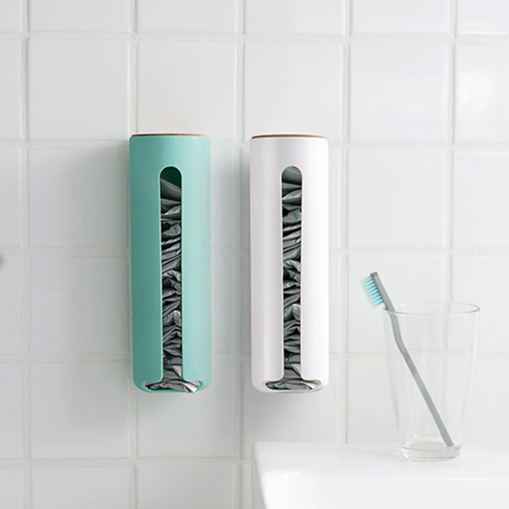 

Wall Mount Garbage bag storage box Cotton Pad Holder Cotton Pad Container