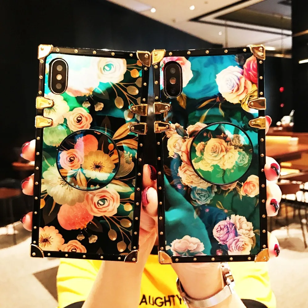 For Samsung S20 Ultra A71 A51 Note10 Plus S20+ A70 A50 A750 Note 9 8 S10 Plus A30 M30 M20 Cases Square Blue Ray Rose Stand Cover For Samsung S20 Ultra A71 A51 Note10 Plus S20+ A70 A50 A750 Note 9 8 S10 Plus A30 M30 M20 Cases Square Blue Ray Rose Stand Cover