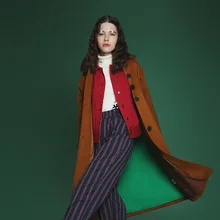 Зимняя Новинка, модная уличная одежда, высококачественное шерстяное пальто, женские длинные пальто с вышивкой коровы