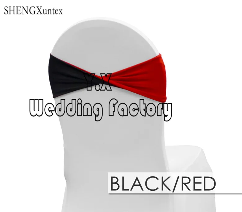 

Mix Color Lycra Band \ Spandex Chair Sash For Wedding Event Decoration