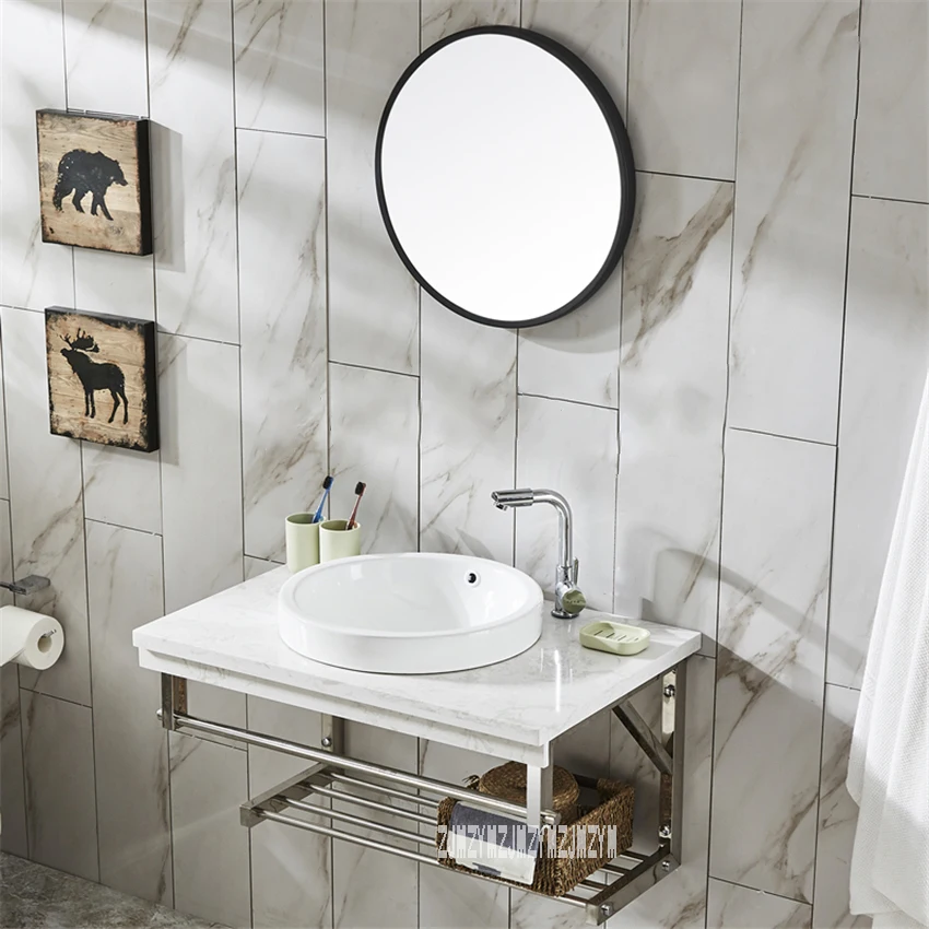 TZP001 настенный тип кабинетный Туалет туалетный столик зеркальный шкаф для ванной комнаты керамическая раковина шкаф для хранения туалета