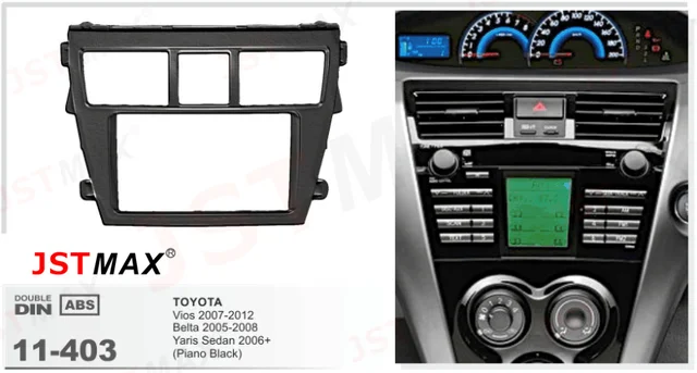 Jstmax DVD mobil CD Radio Fascia Panel pelat muka untuk 