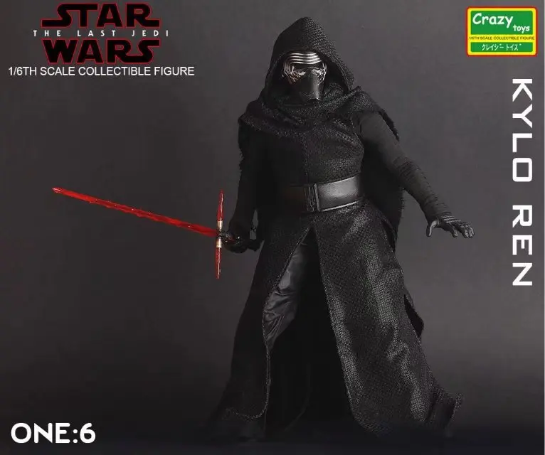 Figura de Ação Brinquedos Loucos Star Wars Filme Pvc Collectible Modelo Brinquedo 29.5cm 1:6 5 Brinquedos loucos 1:6 star wars filme pvc