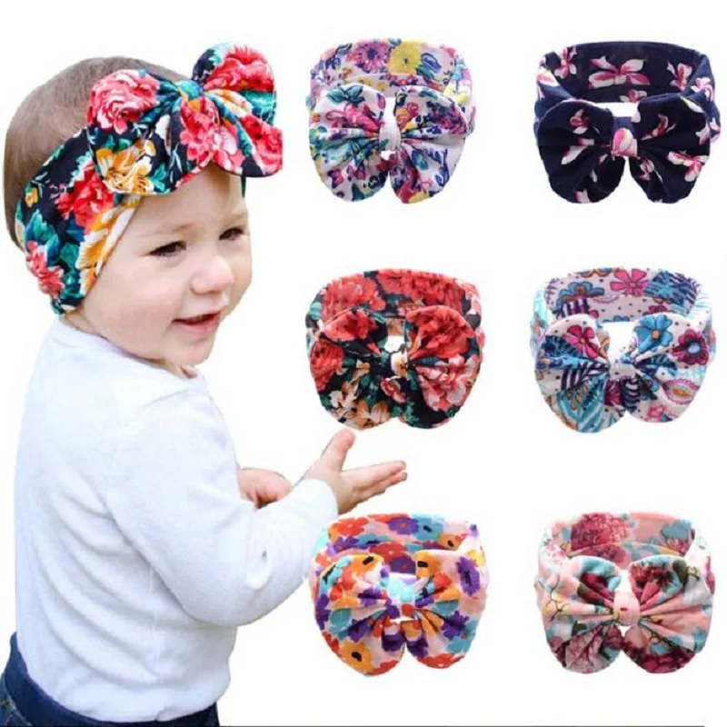 

Baby Girl Elastic Bowknot Headband Hair Band Bohemia Headdress hair accessories para el cabello scrunchie turban headband toka