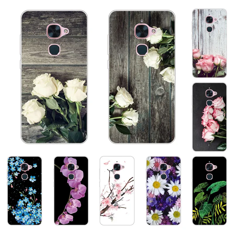 letv leeco le s3 Case Silicon Popular flowers Painting Soft TPU Back Cover for x626 x620 x522 Protect Phone cases |