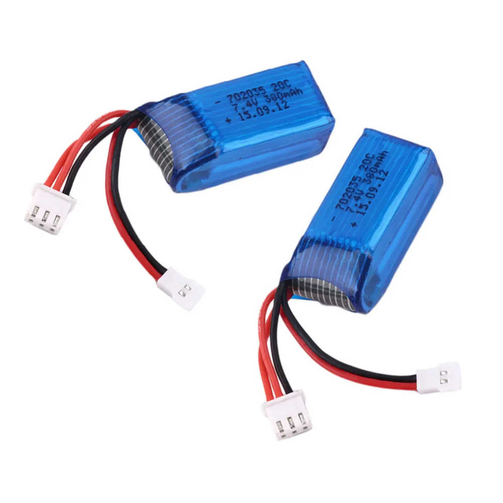 Liop battery 7.4V 380mAh 20C Losi Micro Short Card Battery