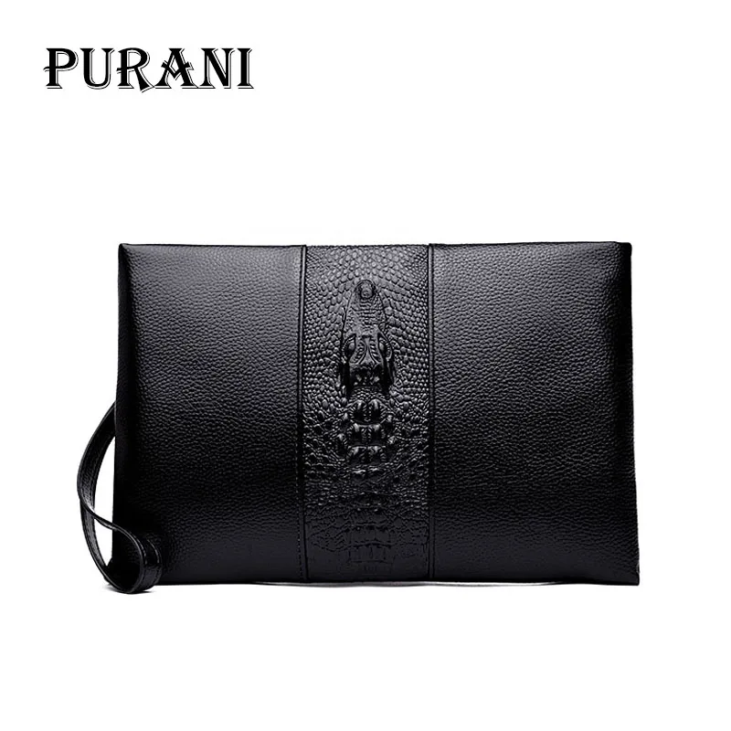 

PURANI Brand Wallet Men Clutch Bag Fashion Leather Purse carteras mujer Men's Handy Bags Purse Man Monederos Standard Wallets