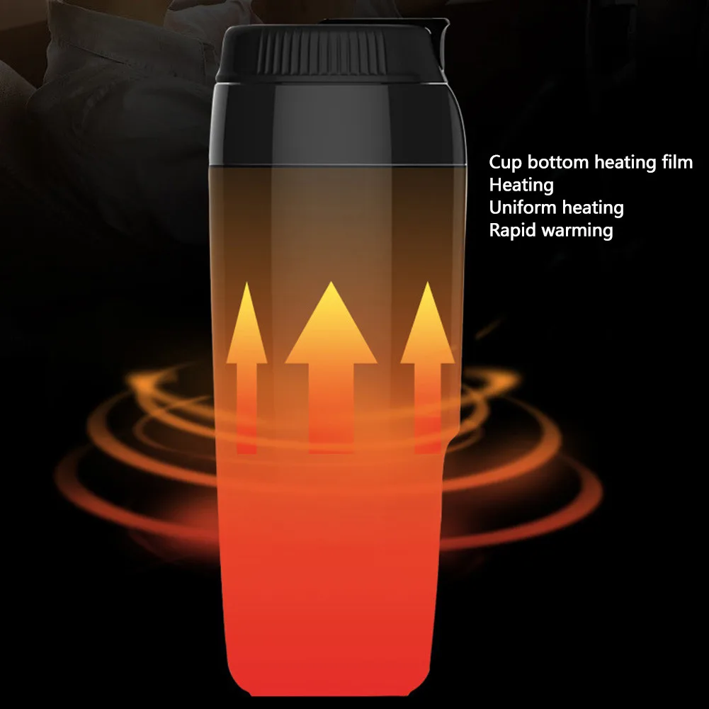 Автомобильный Электрический нагреватель для воды Термос тепловой нагреватель чашки Защита температуры кипяток бутылка для воды
