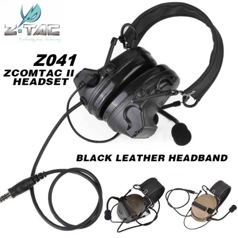 Protetor de Fone de Ouvido Fone de Ouvido Tactical Softair Comtac ii Headset Noise Cancelling Militar Airsoft Paintball Caça z Z041